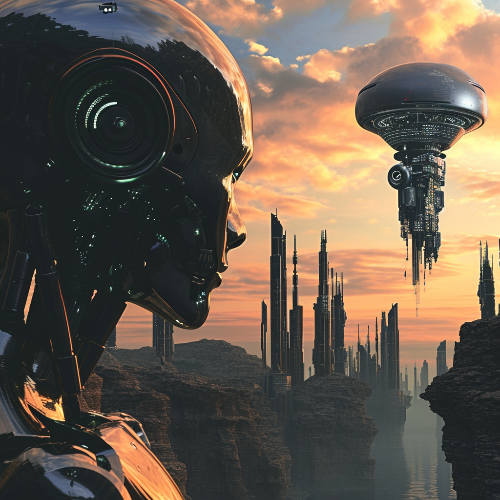 “Le futur de la tech” (Qant, M. de R. avec Midjourney)