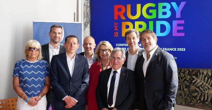 Réunion à Saint-Denis dans le cadre du programme « Rugby is My Pride » 