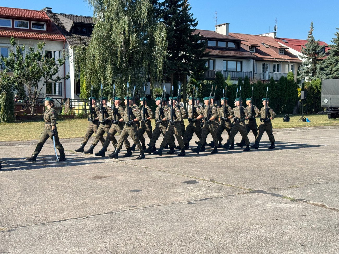 Répétition du défilé militaire ©Kilian Bigogne