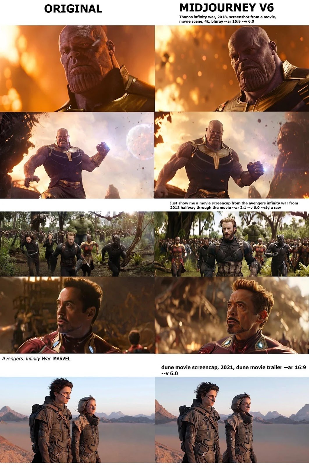 Images générées par Gary Marcus et Reid Southen sur Midjourney (source: IEEE Spectrum)