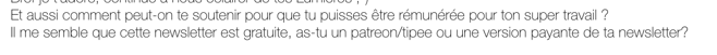 Exemple de message incroyable que vous m'écrivez <3