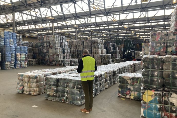 Usine de tri textile Soex Allemagne (Simon Philippe, Allemagne) 