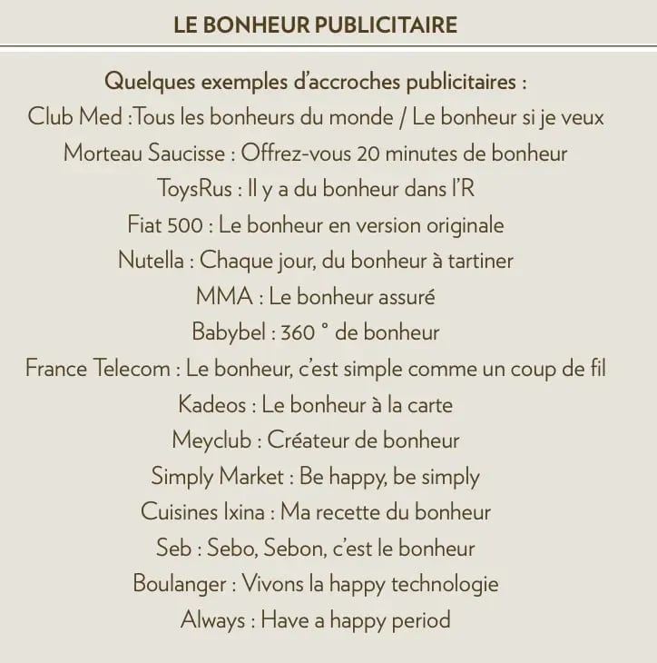 Extrait de “Quelle publicité pour un bonheur sobre et désirable”, Fondation pour la Nature et l’Homme