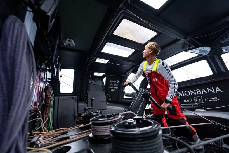 L’intérieur du cockpit de Maxime Sorel - G Lebec