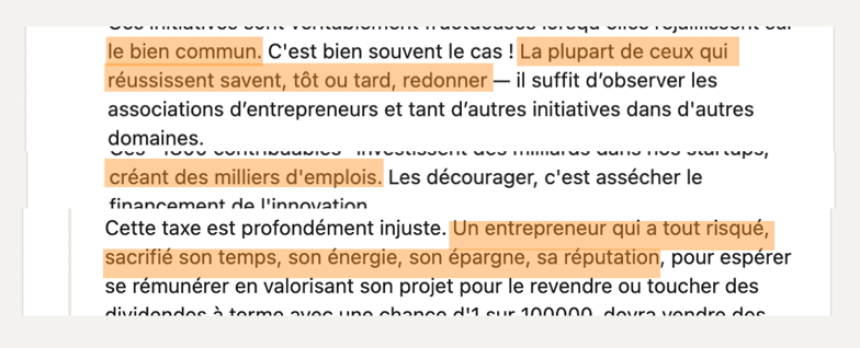 Quelques commentaires sous mon post Linkedin