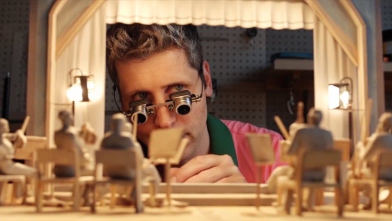 Sam Altman, le PDG d'OpenAI, dans une vidéo Sora