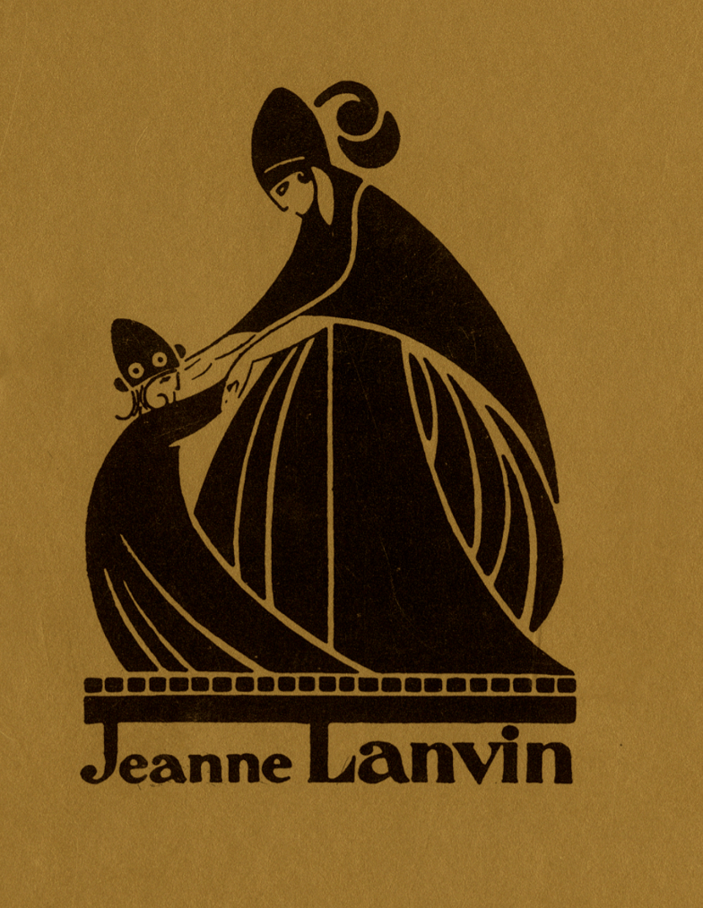 Logo réalisé en 1923 par Paul Iribe. Crédits : Patrimoine Lanvin.