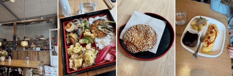 le bento végétarien / le cookie miso-sésame / le plateau enfant