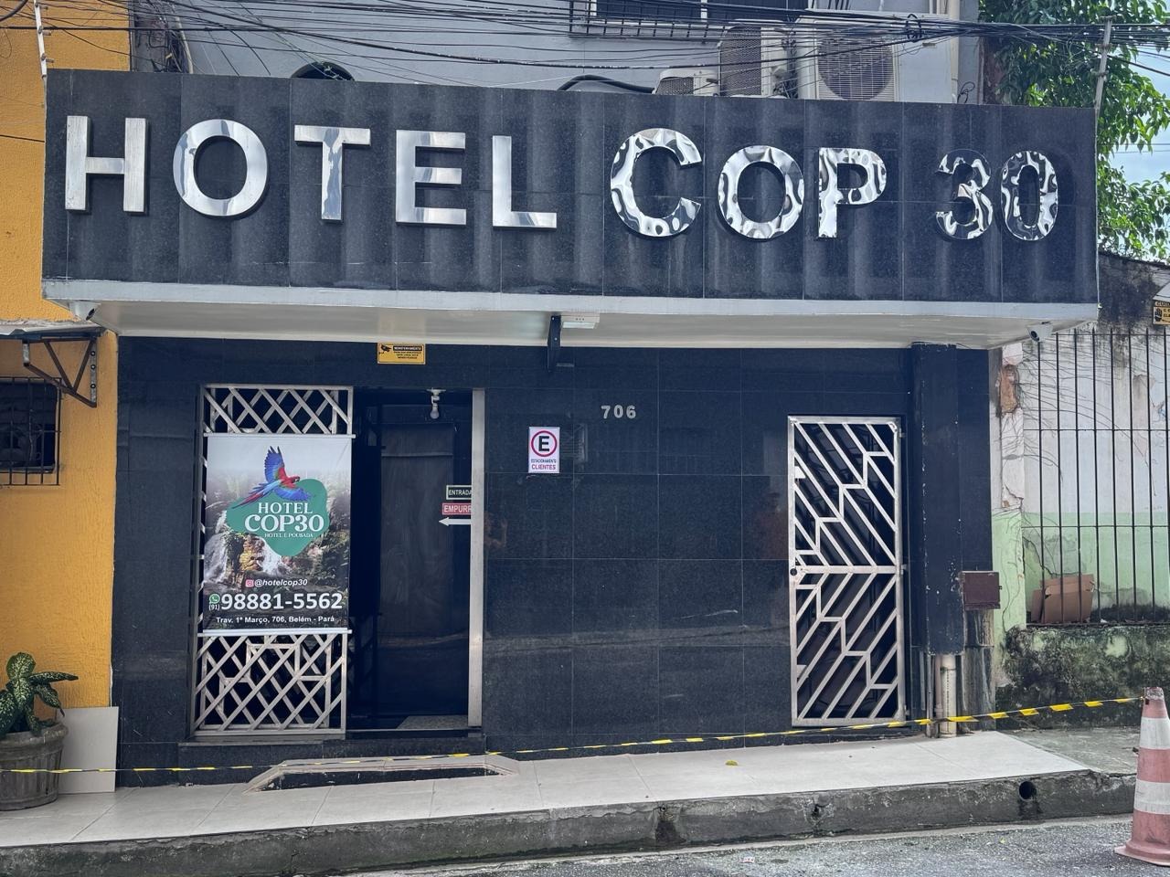 Un motel (hôtel loué à l'heure) transformé en hôtel pour la COP. (c) archives personnelles. 