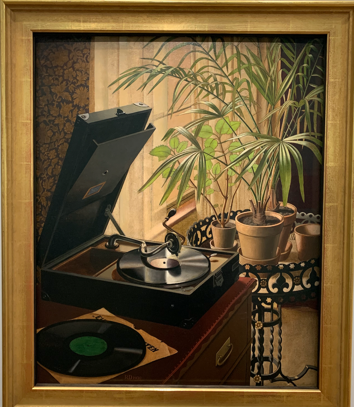 Gramophone, Rudolf Dischinger, Exposition Nouvelle objectivité, Beaubourg, mai 2022