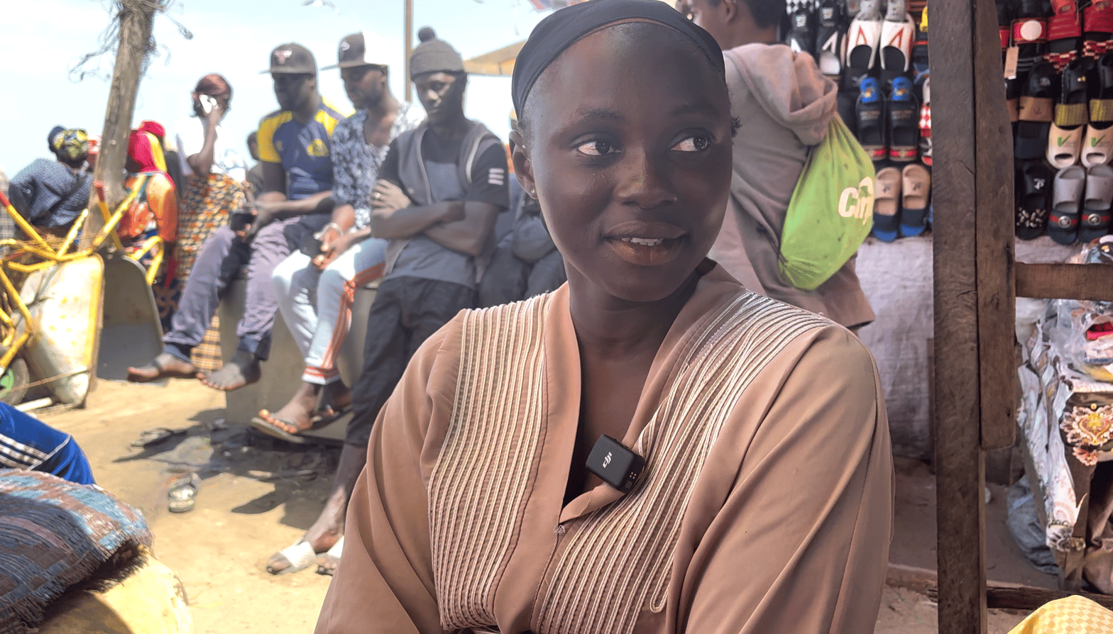 Sur le marché de Bijilo, en Gambie : Mariama Touré.