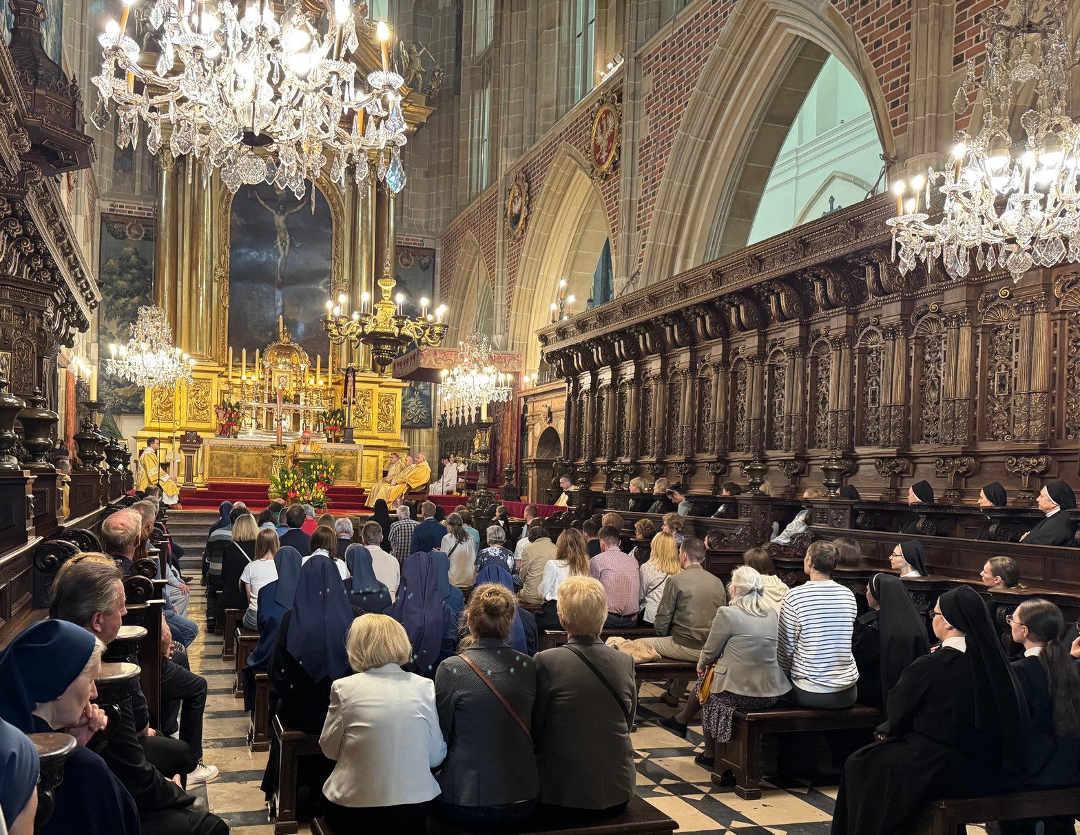 Messe dédiée au pape François dans la cathédrale du Wawel à Cracovie ©Kilian Bigogne