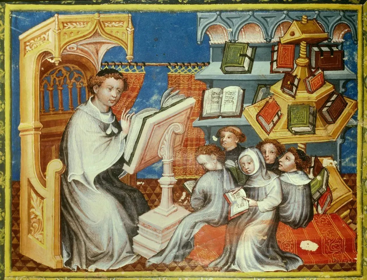 École monastique, artiste inconnu