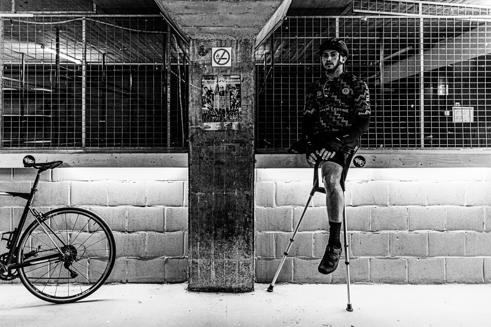 Lors des championnats du monde de paracyclisme de 2025 à Ronse (Belgique), Mohammed Asfour s'est classé 17e, juste derrière son camarade des Sunbirds Alaa al-Dali. Crédit : Llewellyn DeBelder (Koersmuseum).