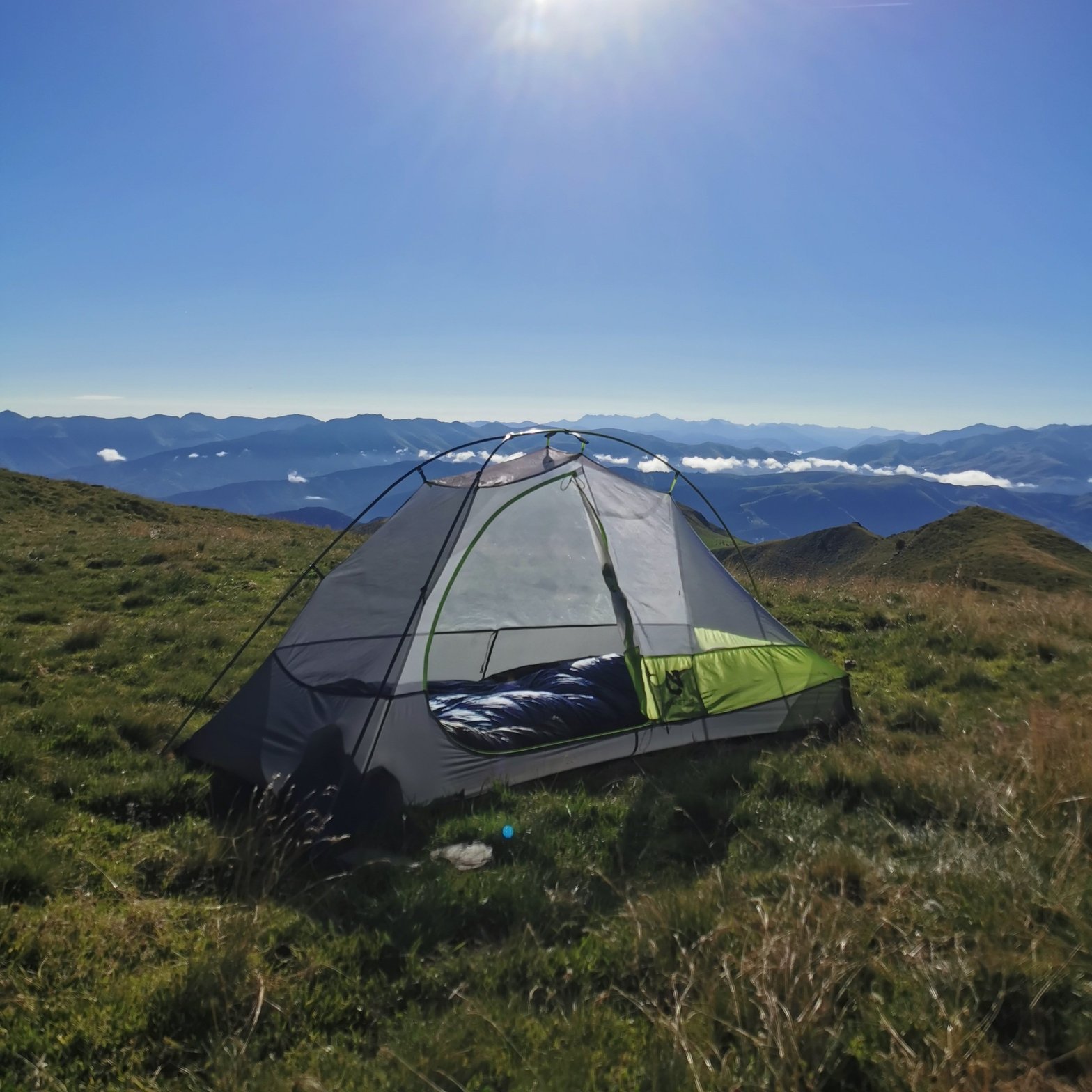 Bivouac dans les Pyrénées, le 5 août 2023