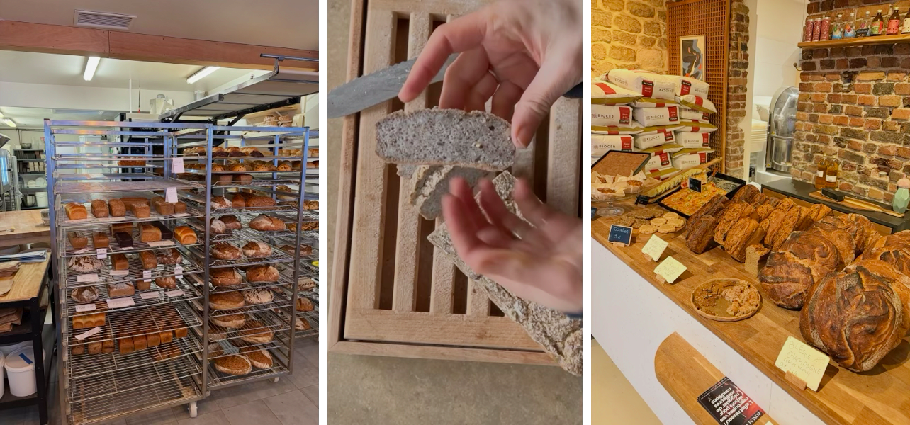 boulangerie coin de table (biarritz) / pain au sarrasin de alice rocca / boulangerie secousse (paris)
