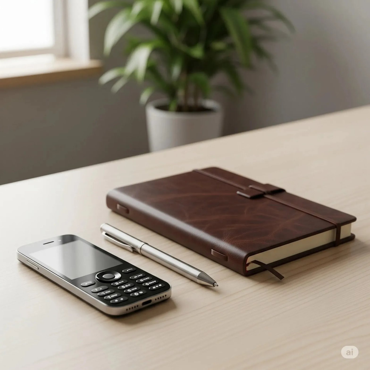 Choisir la simplicité : les outils analogiques comme un dumbphone et un agenda papier sont des alliés de la sobriété numérique.