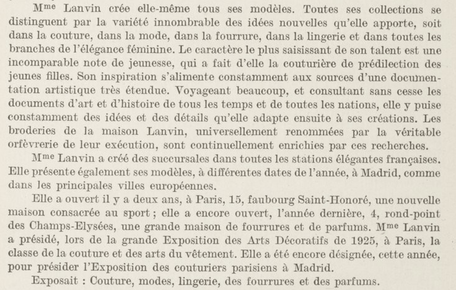 Rapport général de l'Exposition française à Madrid , par M. Georges Marindaz, Mai-juin 1927. Source : Bibliothèque nationale de France, département Sciences et techniques, 4-V-10871