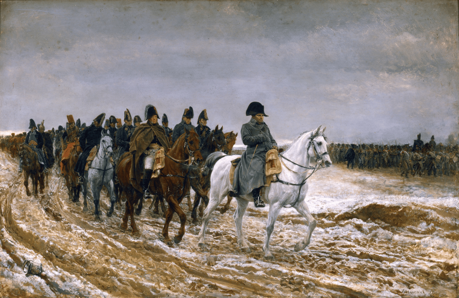 1814, la campagne de France, par Ernest Meissonnier. Crédits : RMN-Grand Palais / Tony Querrec