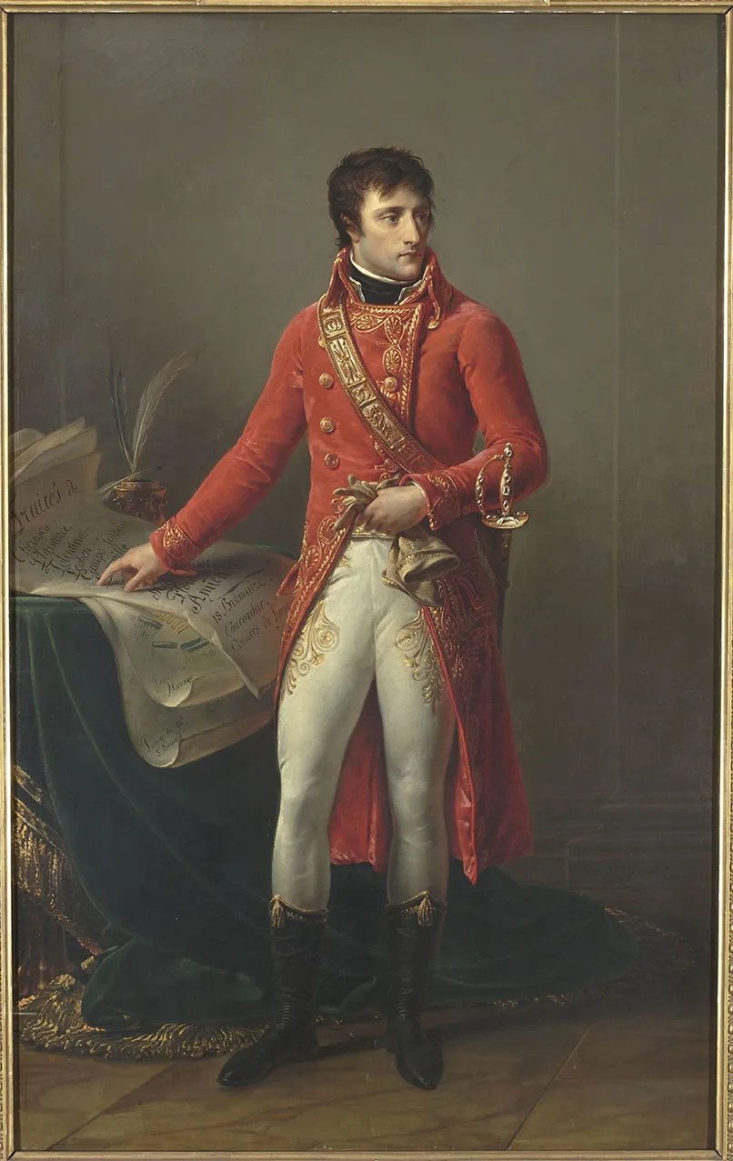 Bonaparte en costume de Premier Consul en velours rouge brodé d'or, 1802, Antoine-Jean Gros - RMN-Grand Palais / Gérard Blot