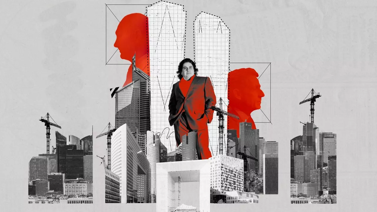 Collage Michael Sallit pour « Les Echos »