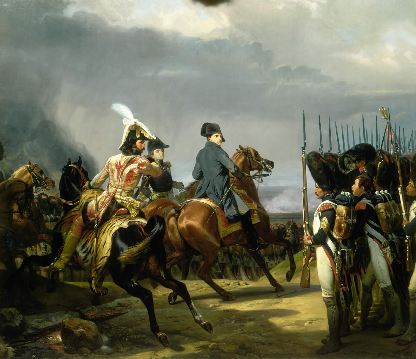 Bataille d'Iéna, 14 octobre 1806. Peint par Horace Vernet en 1836. Crédits : L’Histoire par l’image, Agence photographique de la Réunion des musées nationaux, Domaine public.