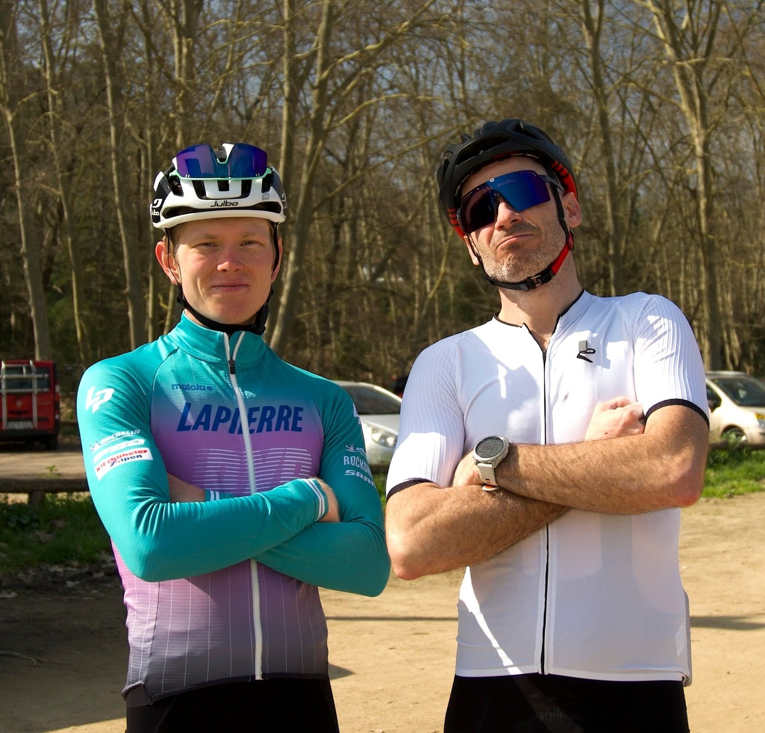 Avec Tobias Lillelund, coureur prometteur du team