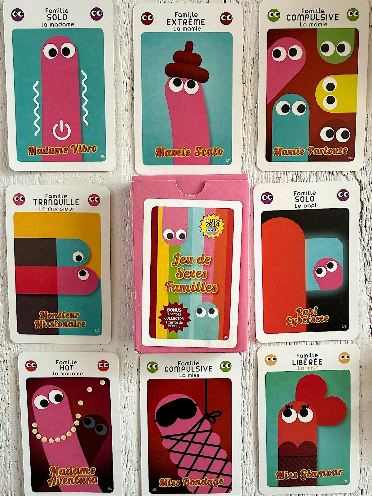 Le Jeu de Sexes familles reprend le concept du Jeu de sept familles / Photo par Steve Stillman pour Zézette