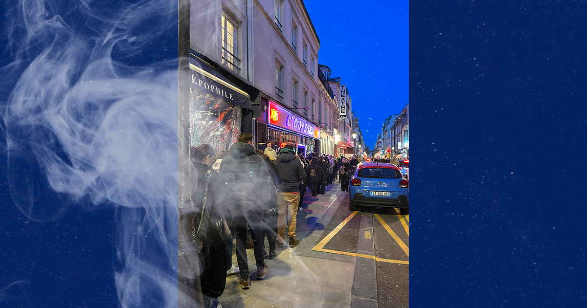 La queue pour le théâtre de la Gaîté. DR