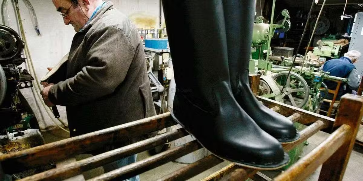 Bottes d'aviateur créées dans les années 30. Crédits : Thierry Suire pour Sud Ouest.