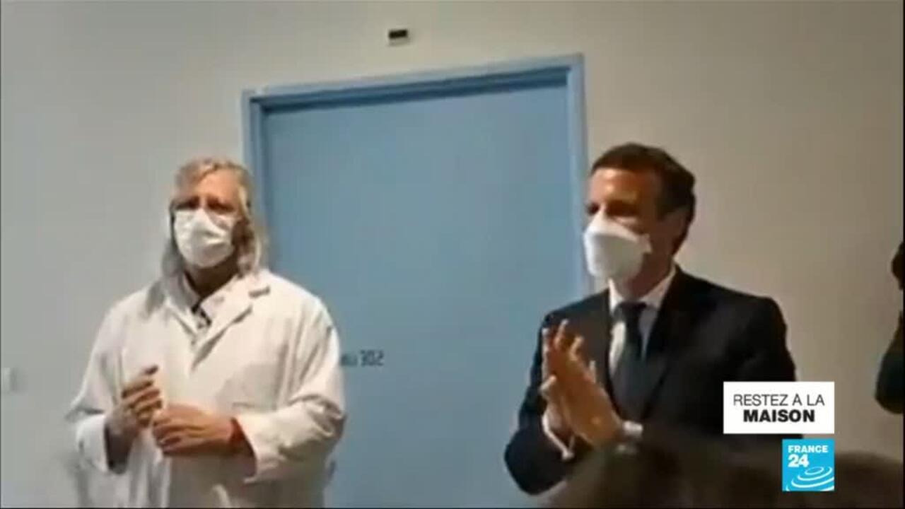 Le Président Macron et le Professeur Raoult, avril 2020