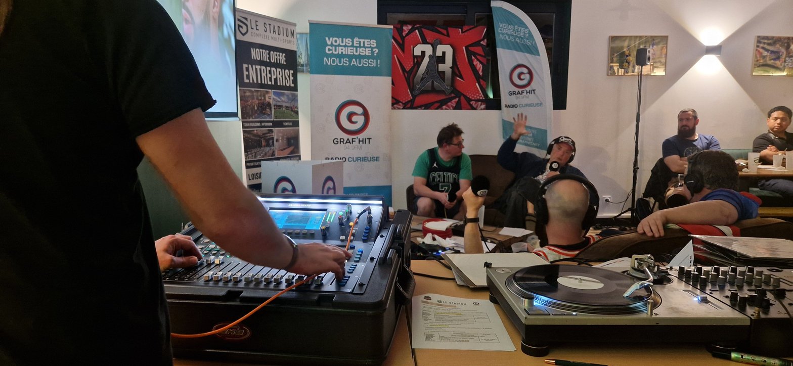 Plateau radio sur le basket avec Georges Eddy