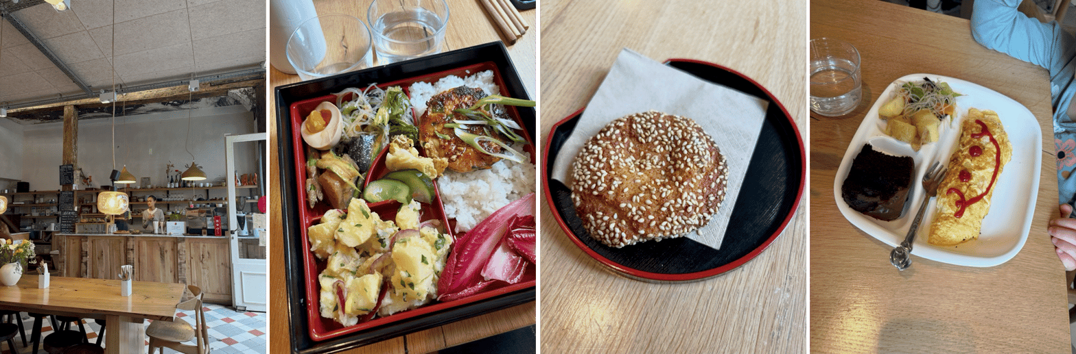 le bento végétarien / le cookie miso-sésame / le plateau enfant