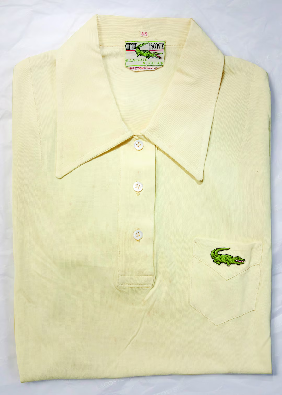 Premier polo Lacoste, 1934 ©Archives Lacoste