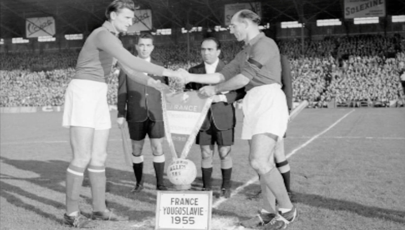 France-Yougoslavie en 1955. ©L'Équipe