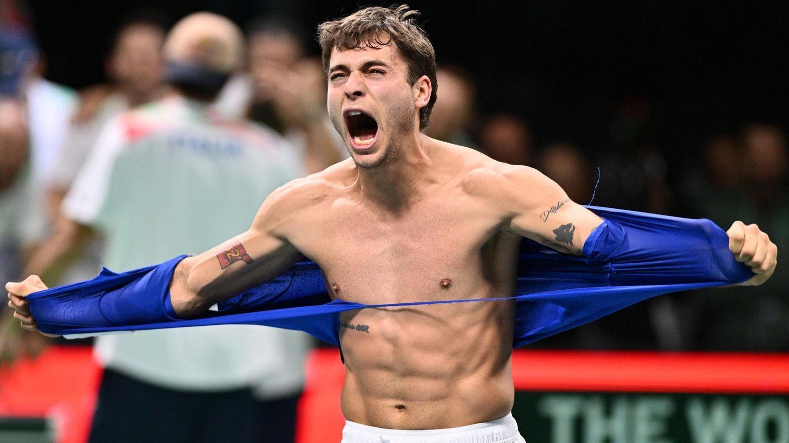 Quand on vous dit que la Coupe Davis ça compte pour Flavio ©GettyImages