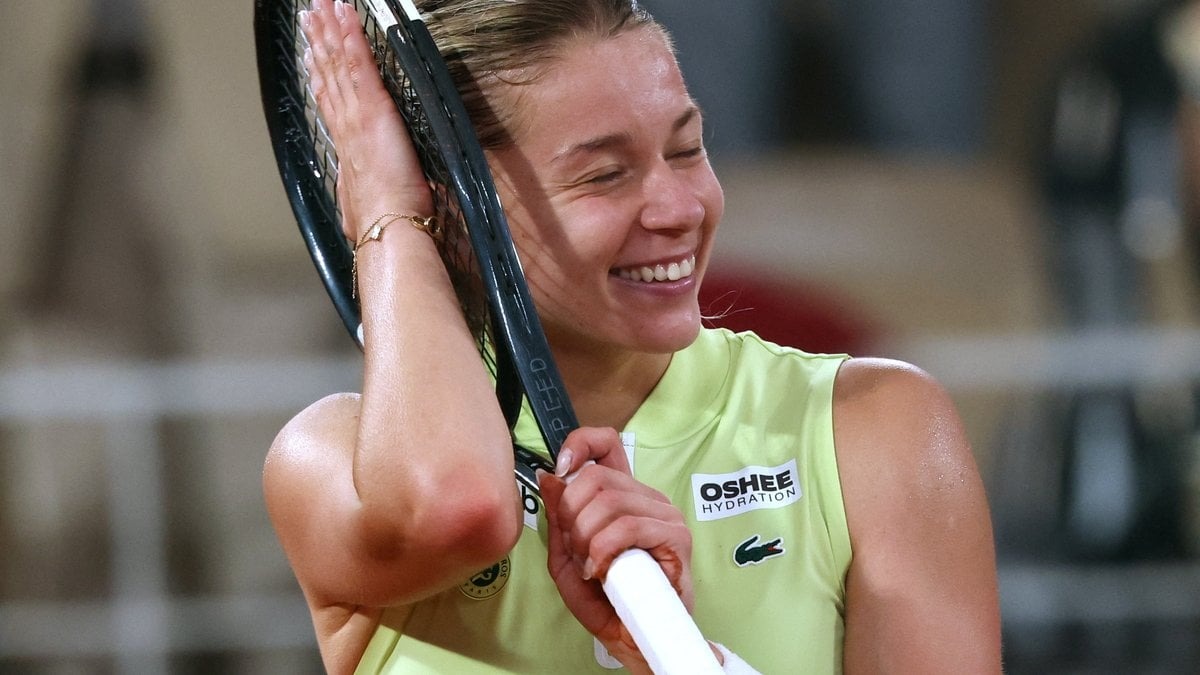 Maja joue au tennis, mange tennis et apparemment dort tennis ©EPA