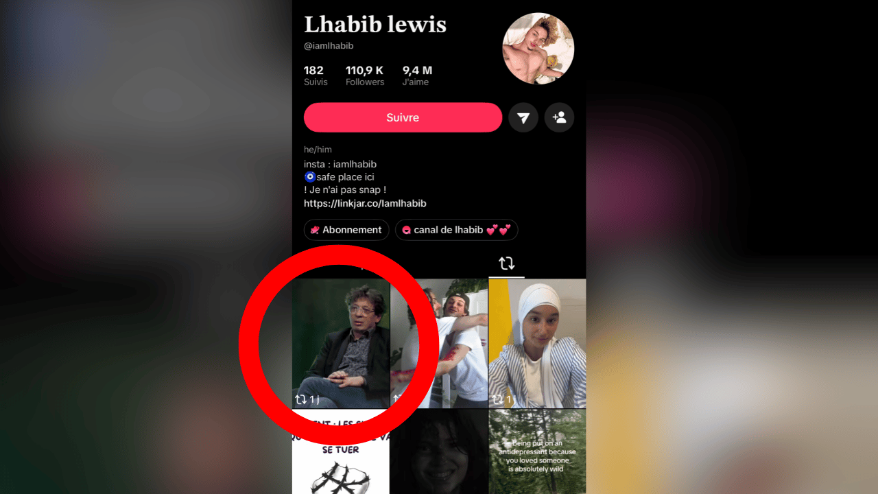 Capture d’écran TikTok / @iamlhabib