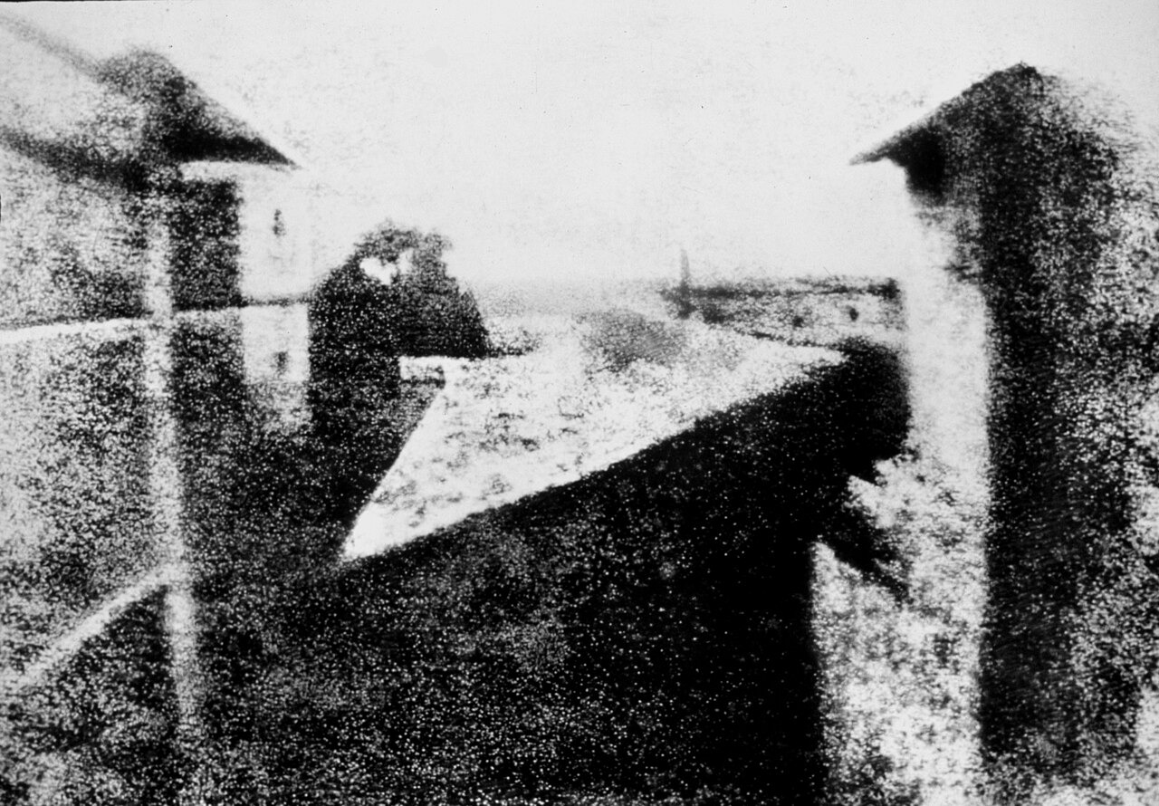 Point de vue du Gras, Niépce, 1826