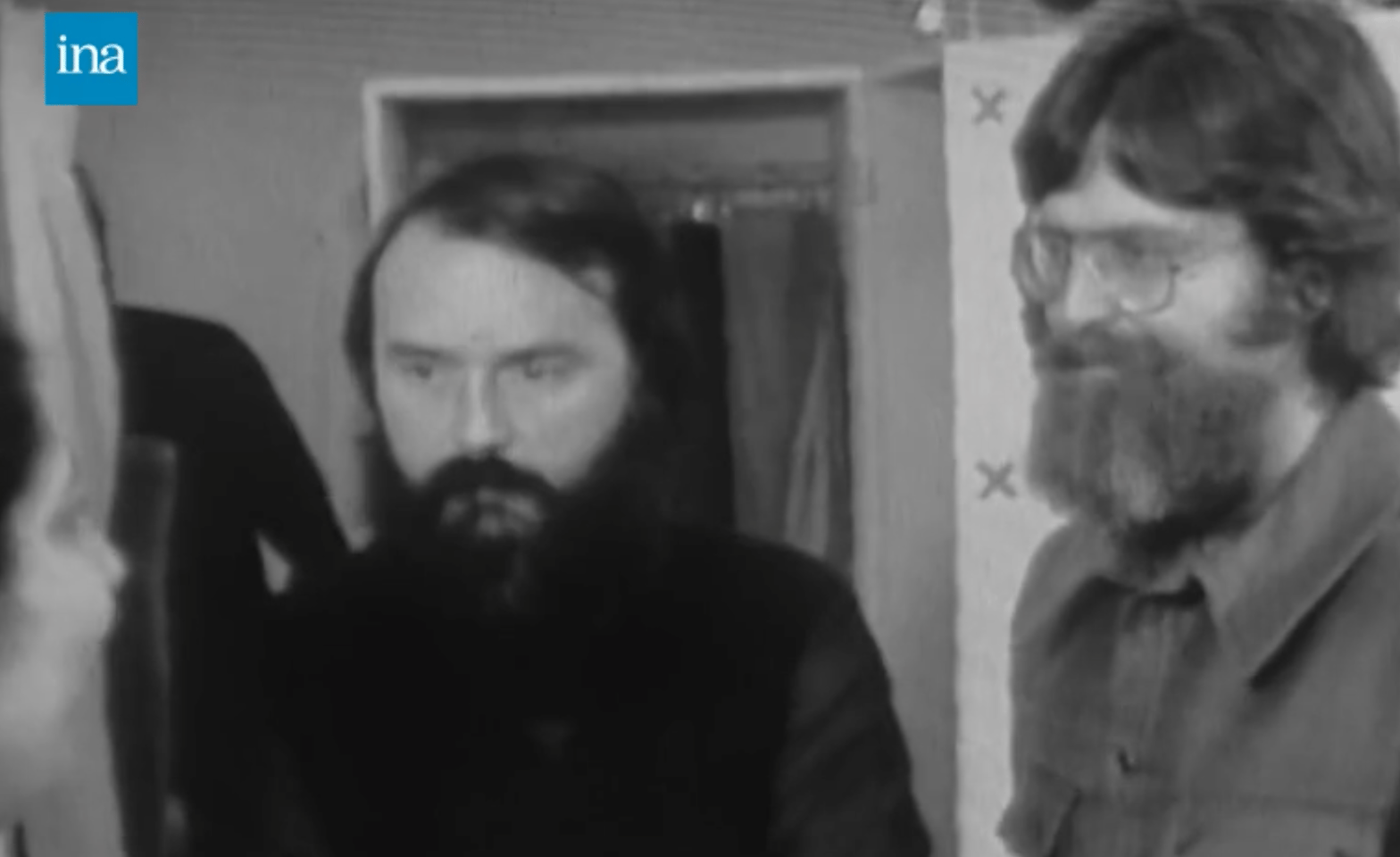 Michel Schreiber et Patric Hollington en 1972 dans l'émission "Aujourd'hui Madame". ©Capture d'écran d'une vidéo INA