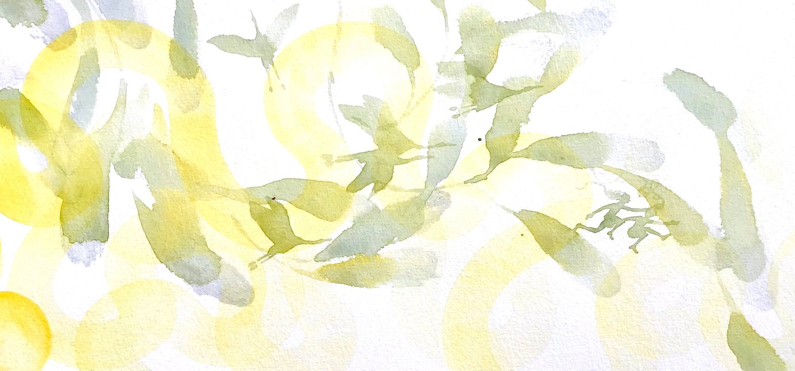 Légèreté partagée. Aquarelle sur papier, 30/40cm, septembre 2026